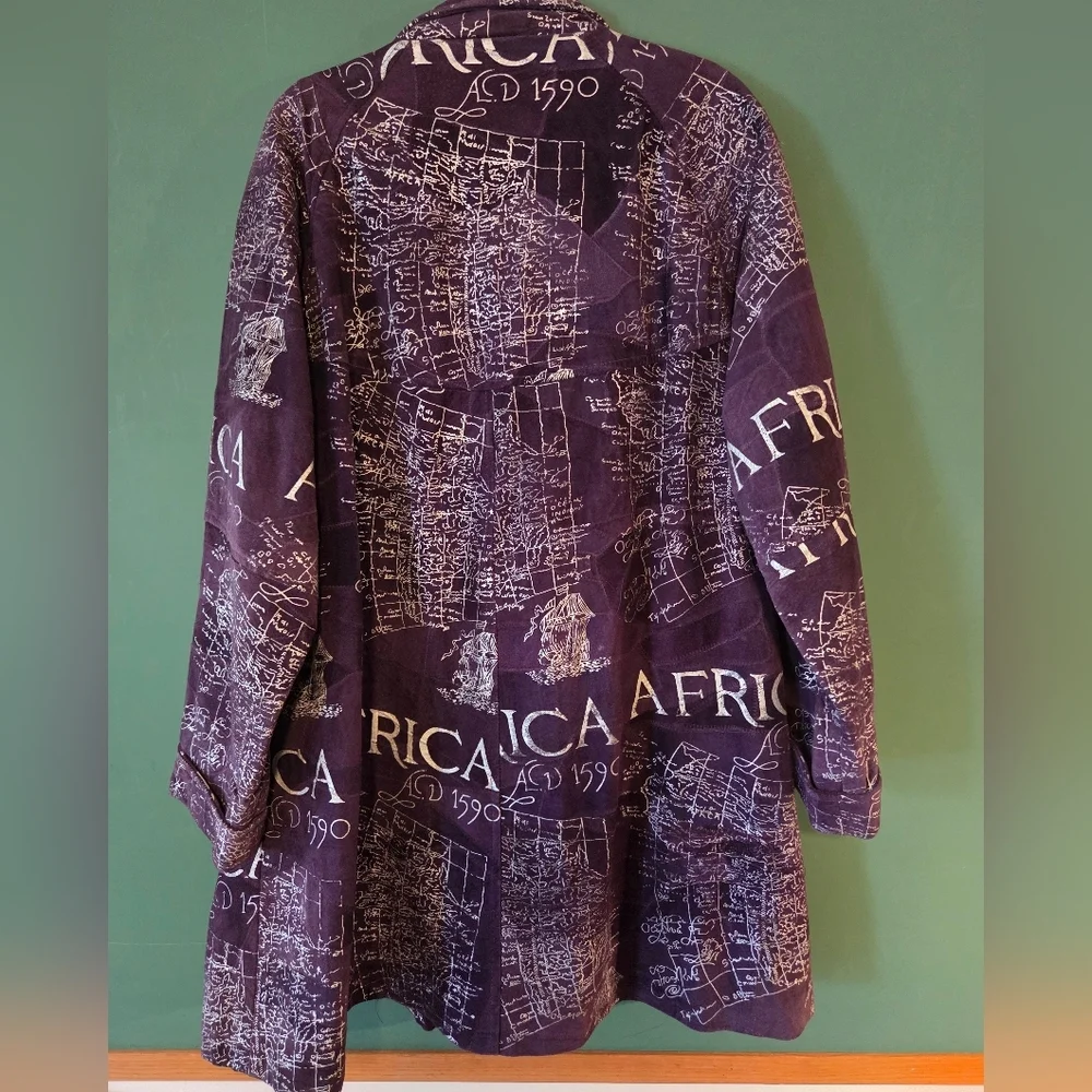 Map of Africa- Swing Coat-African Star - Picture 4 of 6